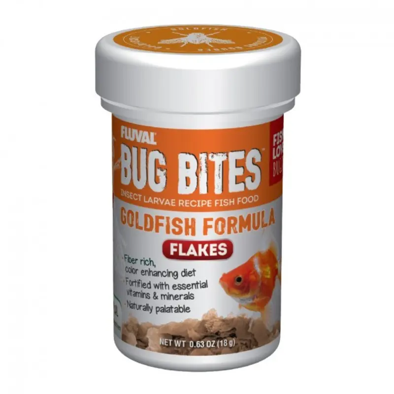 Fluval Bug Bites Goldfish Flakes - 45G
