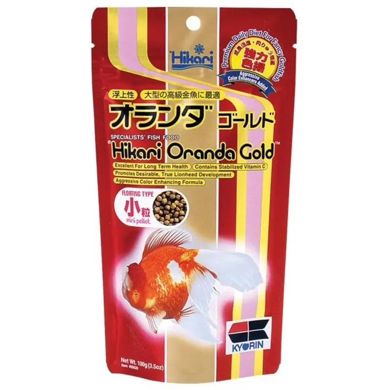 Hikari Oranda Mini Fish Food - Pellets - Bag Gold 100G