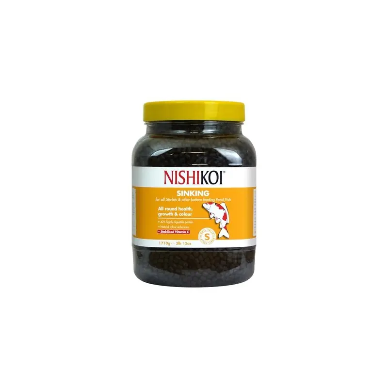 New Nishikoi Sinking Food For Bottom Feeding Pond Fish - Pellets - 1710G Small