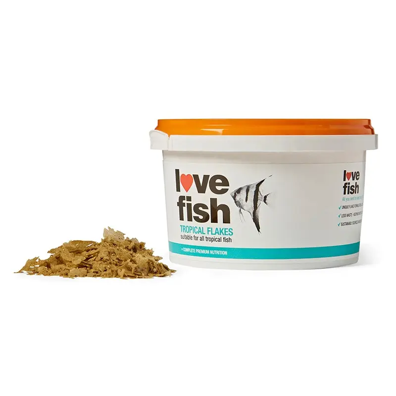 Love Fish Tropical Fish Food Flakes 18G