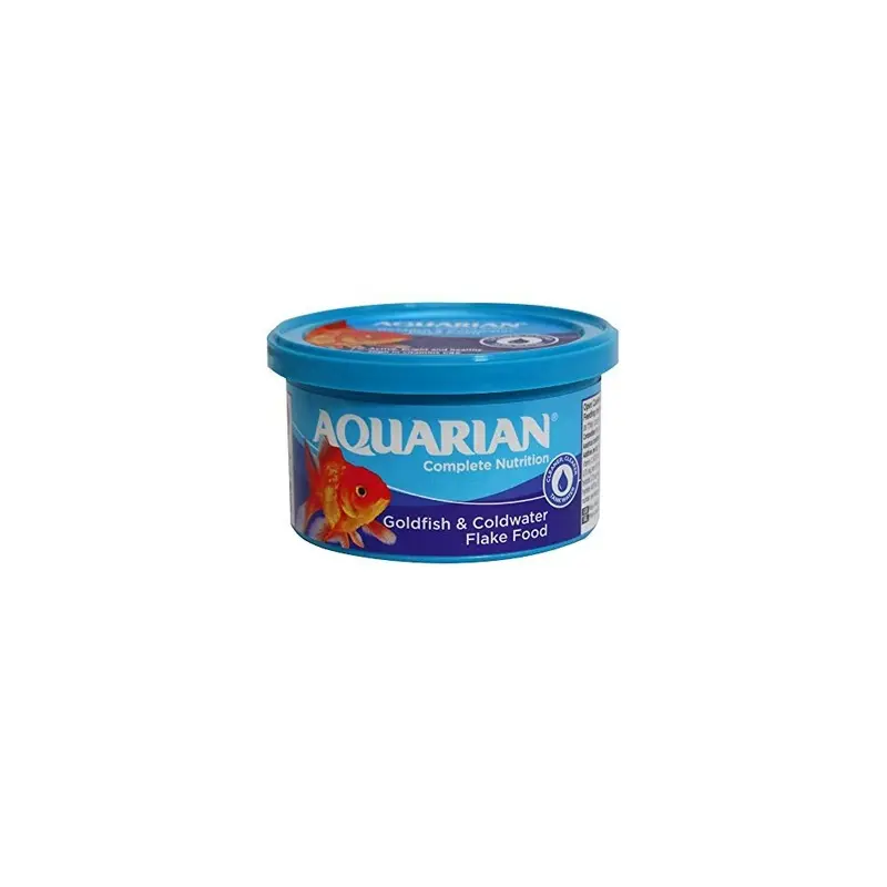 New Aquarian Complete Nutrition Goldfish Food Flakes, Df38x 25G