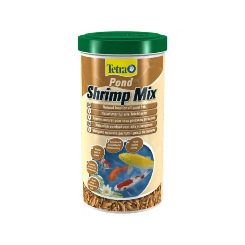Tetra Pond Shrimp Mix Fish Food - Litre Pot Size 1