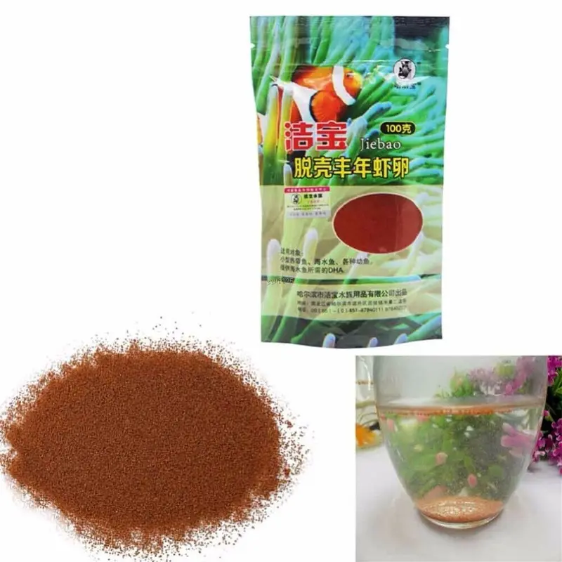 Wejoy Brine Shrimp Eggs Artemia Cycts Ocean Nutrition Fish Food Feeding 100G
