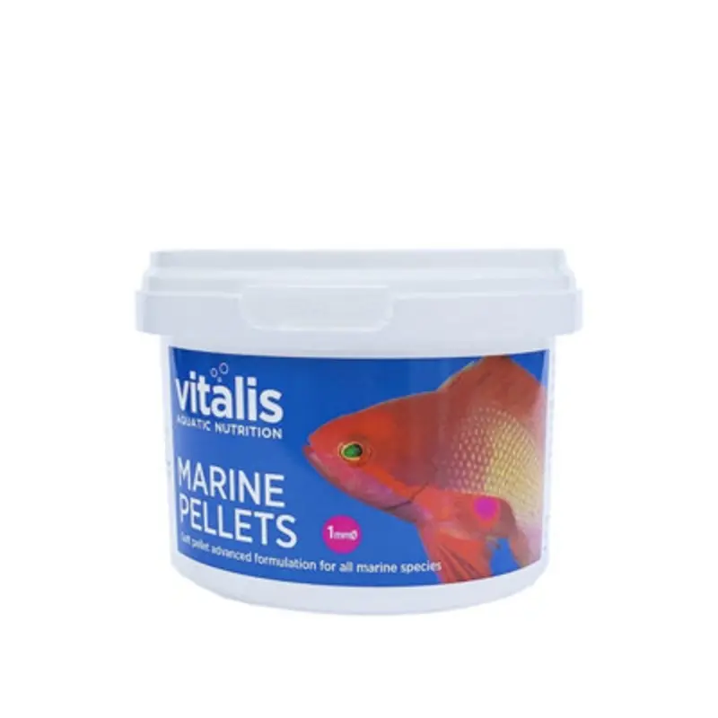 B&Q Vitalis Marine Pellets Fish Food Natural Sinking Aquarium Tank 140G
