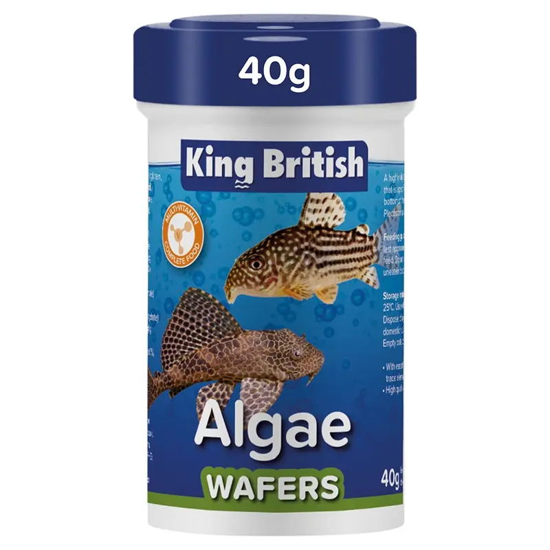King British Algae Fish Food Wafers 40G
