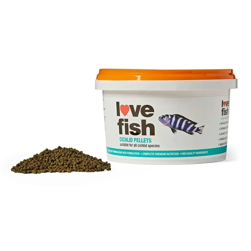 Love Fish Cichlid Fish Food Pellets 130G