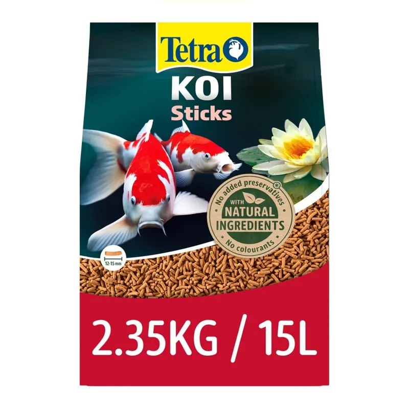 Tetra Koi Pond Fish Food Sticks - Biologically Balanced For Koi Fish 2.35Kg