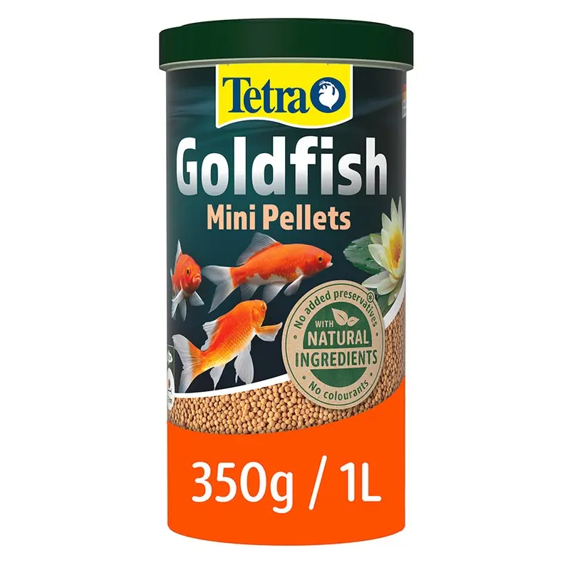 Tetra Pond Mini Pellet Food Complete Fish Food For All Goldfish 350G