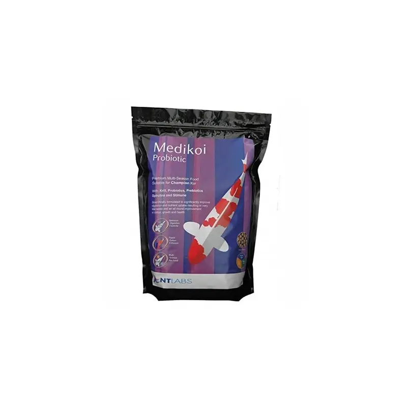 Nt Labs Medikoi Probiotic Koi Pond Fish Food, 6Mm Pellets 750G