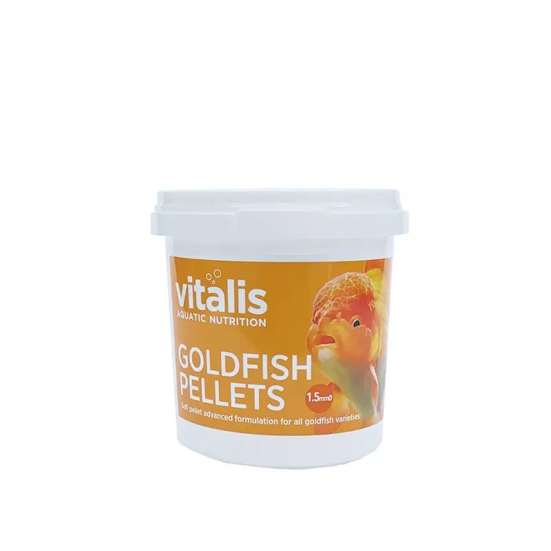 Vitalis (70G) Glodfish Pellet 1.5Mm Food Coldwater Aquarium Fish Tank Pellets Feed 70G