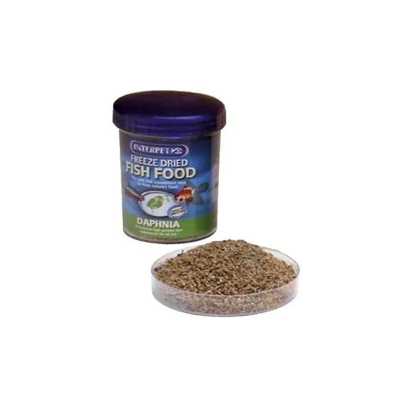 Interpet Freeze Dried Daphnia Fish Tank Food 35G