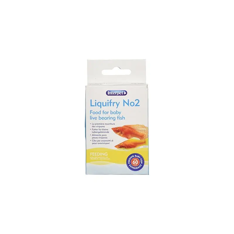 Interpet Liquifry No.  Food For Baby Live Bearing Fish Size 2