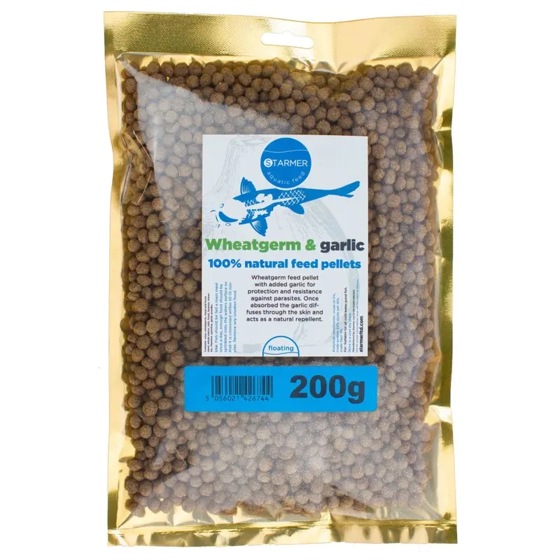 Starmer Aquatic Feed (200G) Wheatgerm & Garlic Floating Winter Koi Feed Pellets 200G