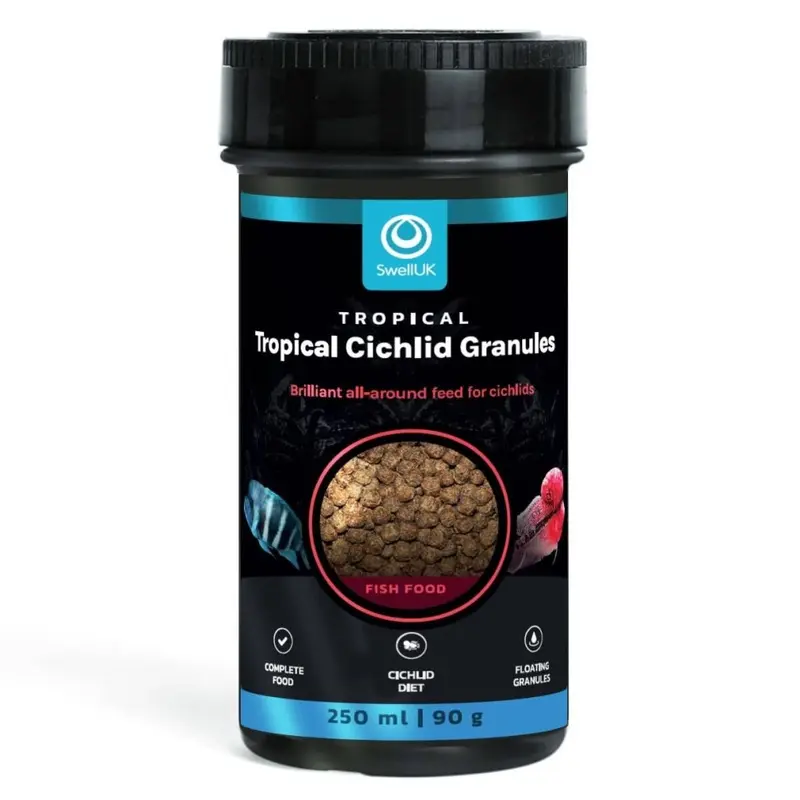 Swell Uk Swell Tropical Cichlid Granules 250Ml/90G - Pack Size 2