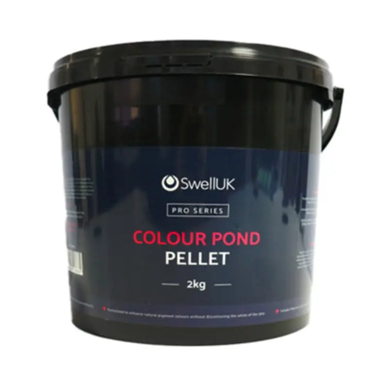 Swell White Uk Pro Colour Koi Pond Fish Food Pellets 2Kg