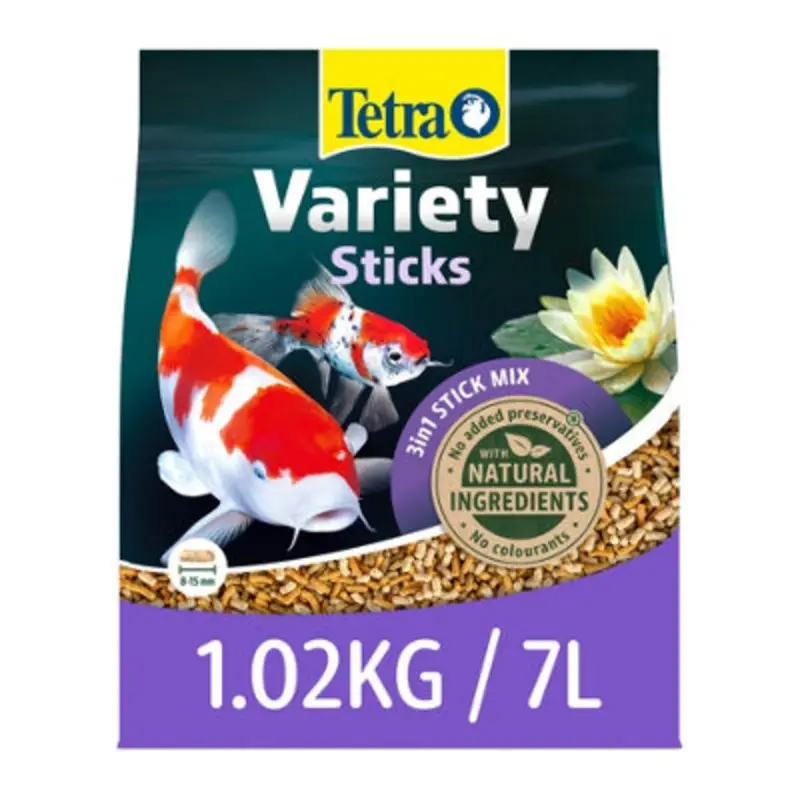 Tetra Variety Pond Sticks Litre Bag - Fish Food Size 7