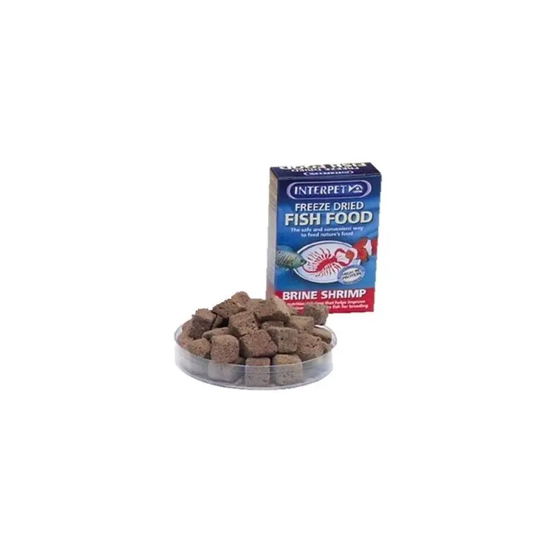 Interpet Freeze Dried Fish Food Brine Shrimp Freshwater Tropical Aquarium 4G