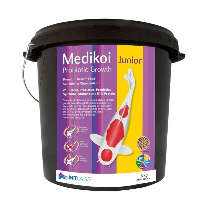 New Nt Labs Medikoi Probiotic Growth 3Mm Pellet Hj8u 5Kg