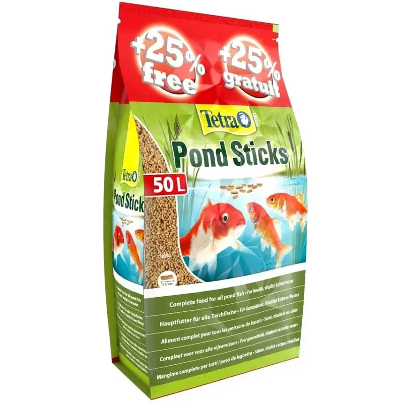 New Tetra Pond Sticks Bag With 25 Percent Extra Free 4000000000000 40L