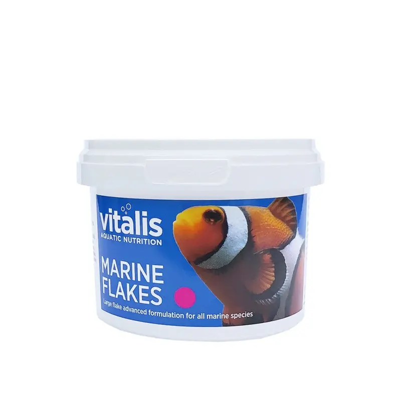 New Vitalis (22G) Marine Flakes Fish Food For Marine Reef Aquarium Fish Tank 22G