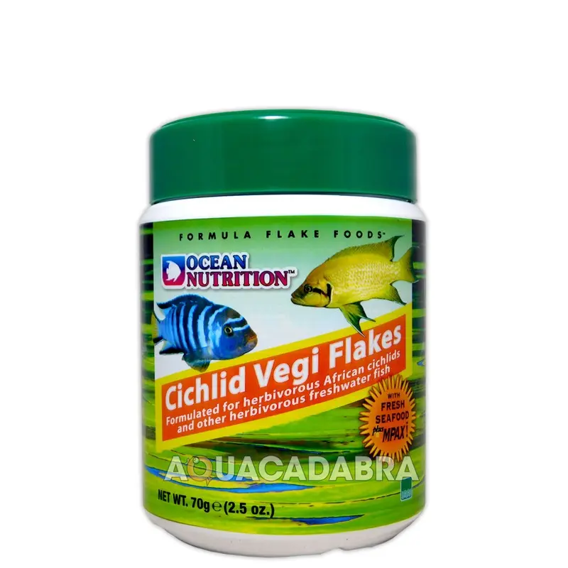Ocean Nutrition (Discus Flakes, 70G) Cichlid Vegi And Discus Flakes 70G