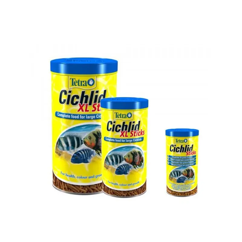 Tetra Cichlid Sticks Fish Food - Pot 160G