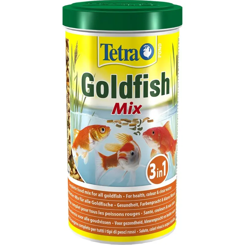 Tetra Pond Goldfish Mix, Complete Fish Food Mix For All Goldfish, Litre Size 1