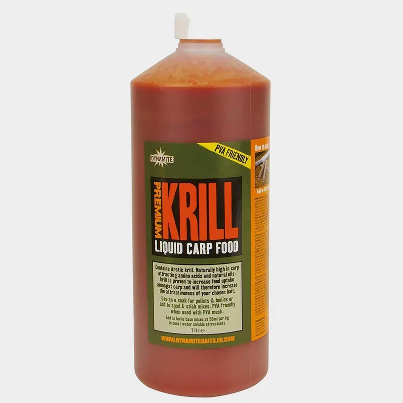 Dynamite Unisex Premium Krill Liquid Carp Food, Red