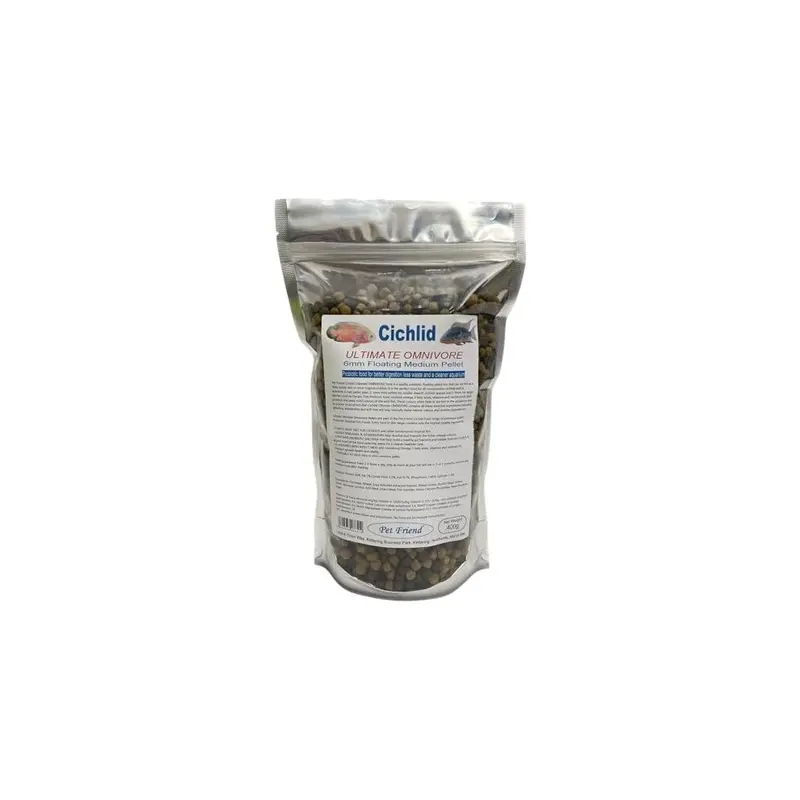 Pet Friend Ultimate Omnivore Cichlid Food 6Mm Pellets 400G