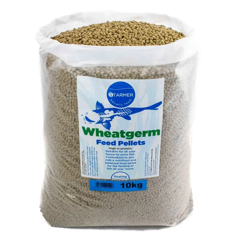 Starmer Aquatic Feed Wheatgerm Floating Winter Koi Feed Pond Pellets Adult 10Kg