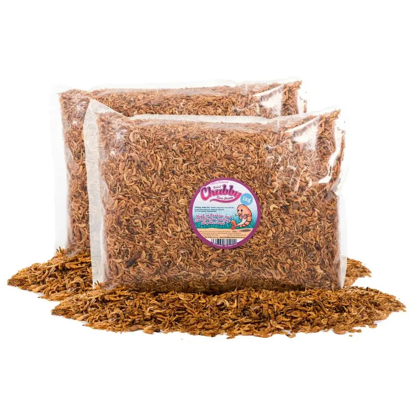 2Kg Chubby Dried River Shrimp Natural Fish Food Koi Terrapin Turtle Cichild