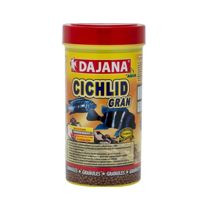 Dajana Cichlid Gran Fish Feed (250 Ml) Small