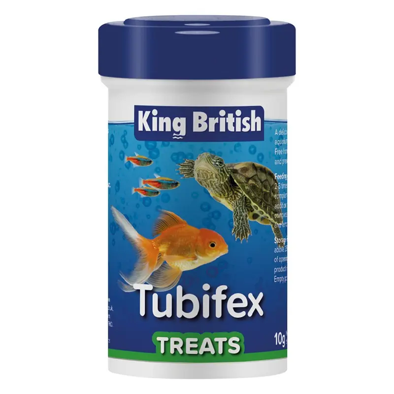 King British Tubifex Fish Treats 10G