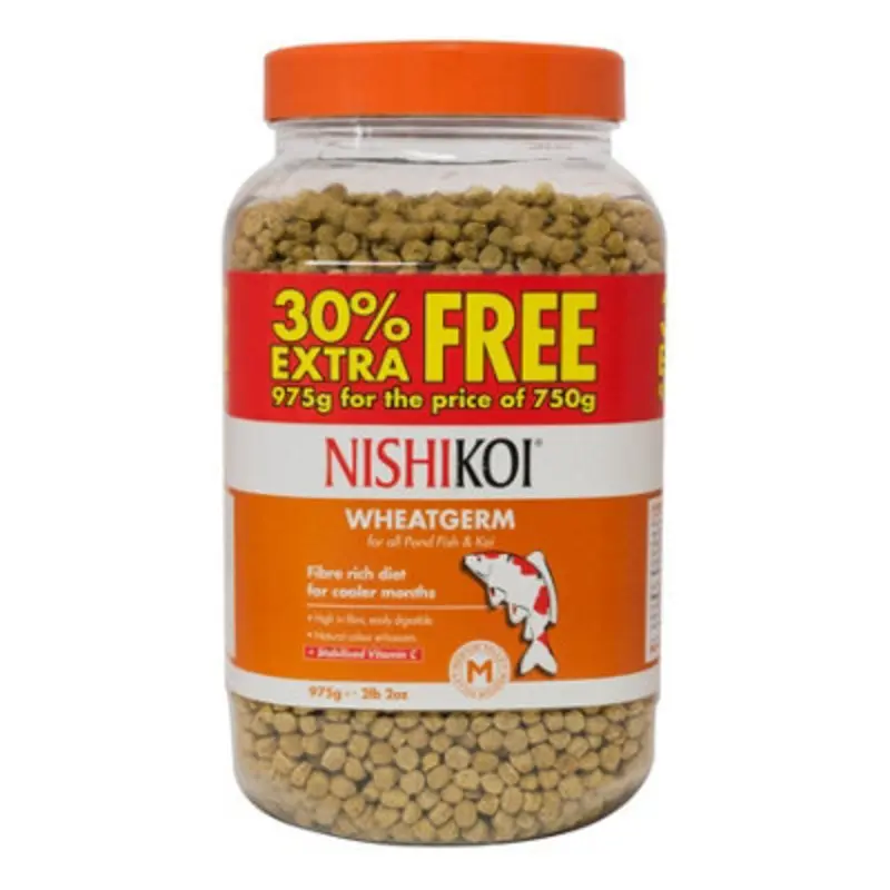 Nishikoi Wheatgerm 750G + 30% (Medium Pellet)