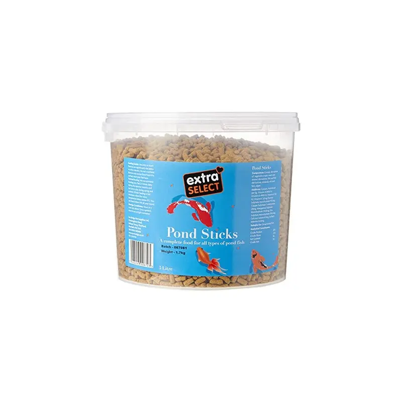 Extra Select Pond Sticks Complete Fish Food Tub, Litre Size 5