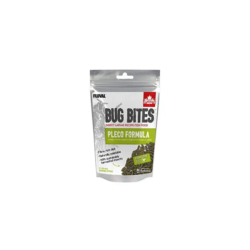 New Fluval Bug Bites Bottom Feeder Fish Food 130 G A6587