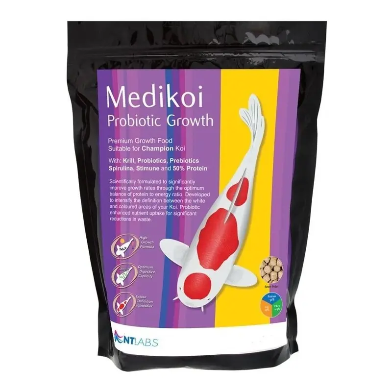 Nt Labs Medikoi Probiotic Growth 6Mm Pellet 3Kg