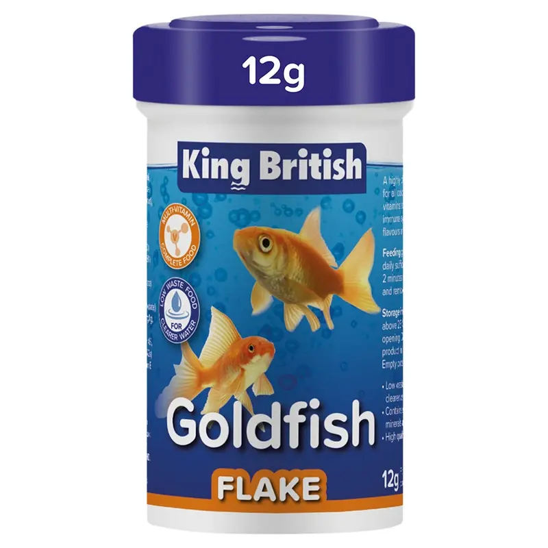 King British Goldfish Flake Food 12G