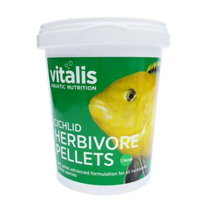 B&Q Vitalis Cichlid Herbivore Pellets 260G Fish Food