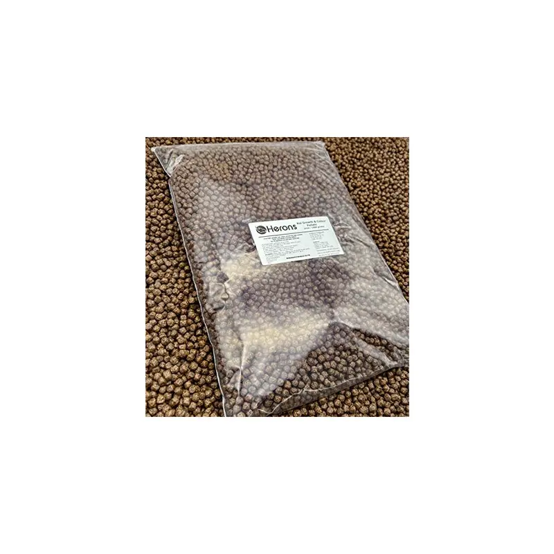 Herons Koi Growth & Colour Pellets 6Mm - Pond Fish Food 1Kg