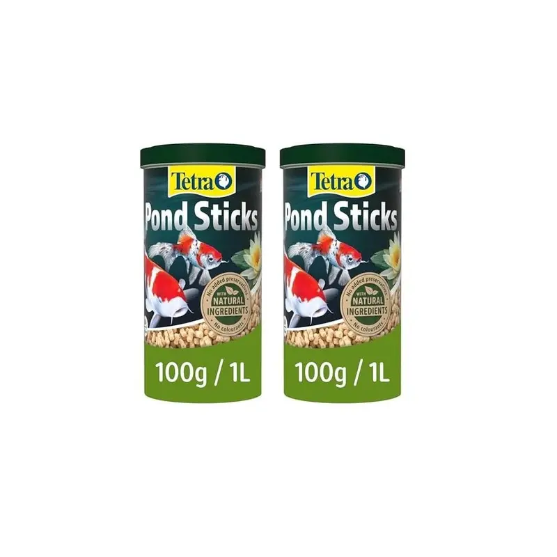 New Tetra Pond Sticks, Complete Fish Food For All Pond Fish, Litre (Pack Of 2) Size 1