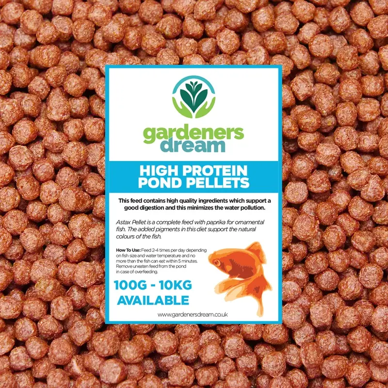 Gardeners Dream High Protein Fish Pellets - 100G