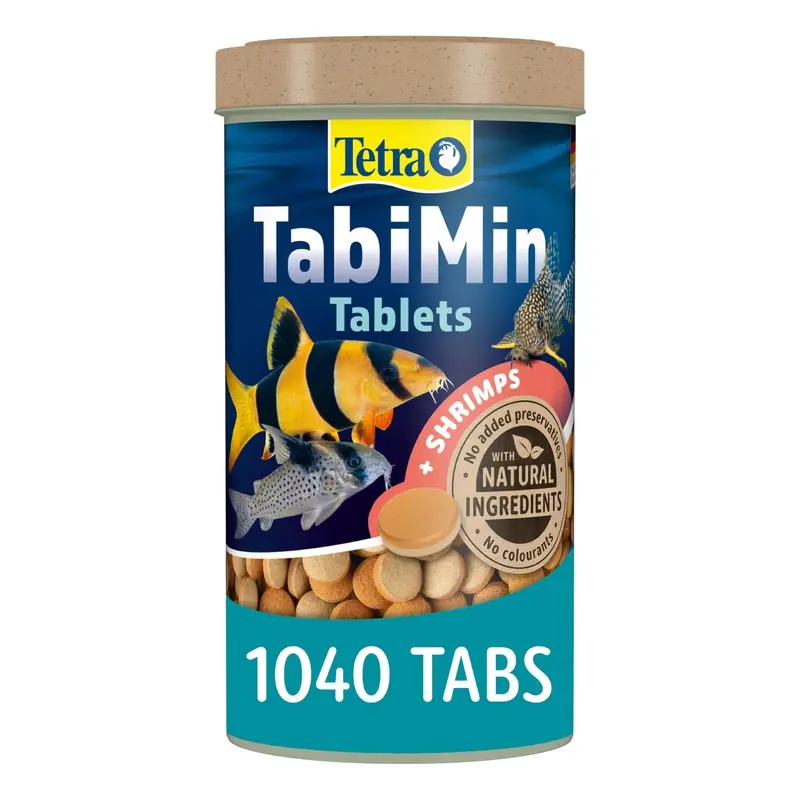 Tetra Tablets TabiMin, Complete Food for Bottom-Feeding Tropical Fish, 1040 Tablets
