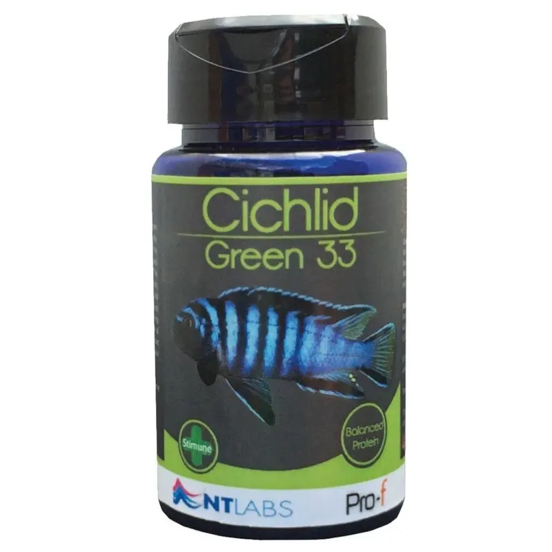 Nt Labs Green Pro-F Cichlid Granule 40G Size 33
