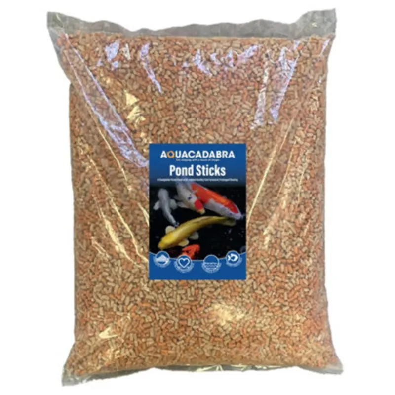 Aquacadabra Koi Goldfish Floating Premium Fish Food Pond Sticks Nutrition 5Kg