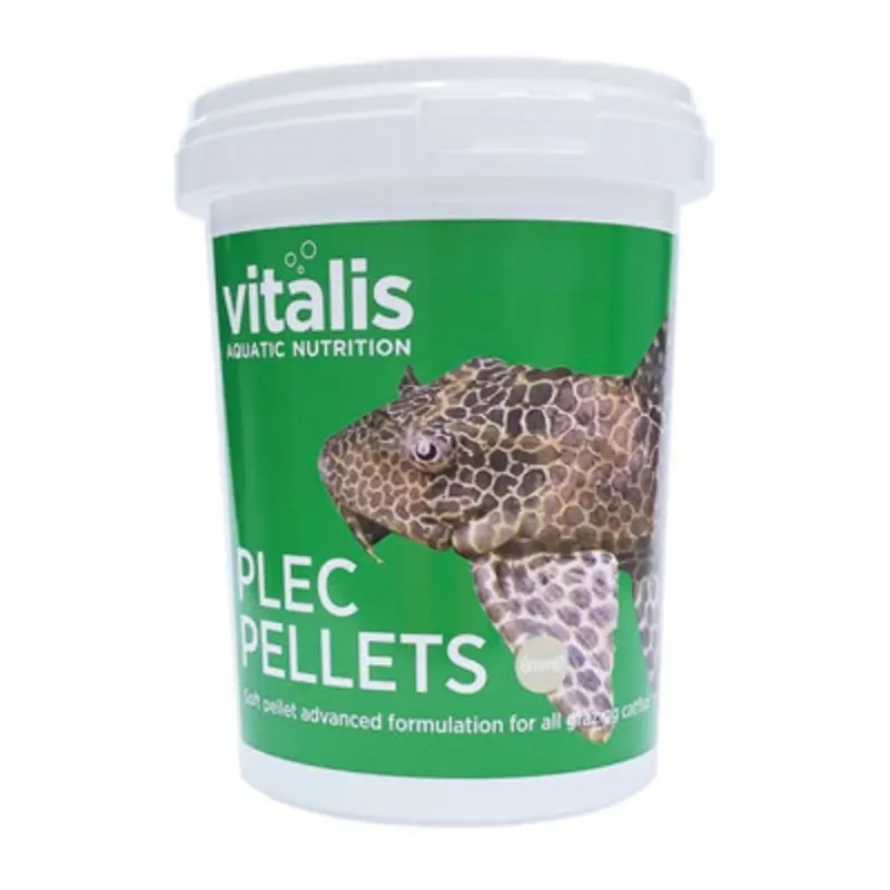 B&Q Vitalis Plec Pellets Fish Food Health Colour Vitality Tropical 8Mm Aquarium 300G
