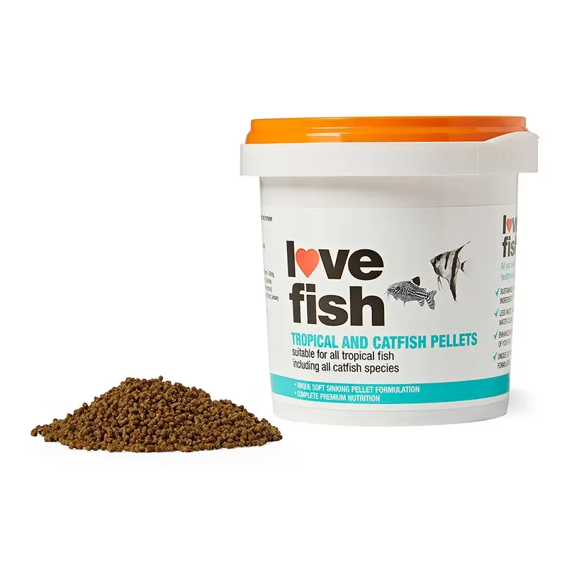 Love Fish Tropical And Catfish Food Pellets 70G