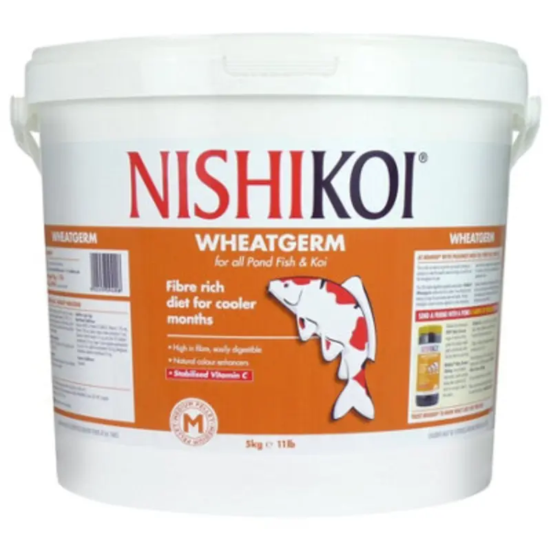 Nishikoi Wheatgerm 5Kg Fish Food Pellet Medium