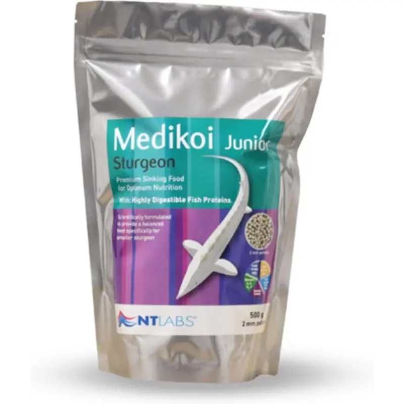 Nt Labs Medikoi Sturgeon & Sterlet Food Junior Pellet Food 2Mm 500G