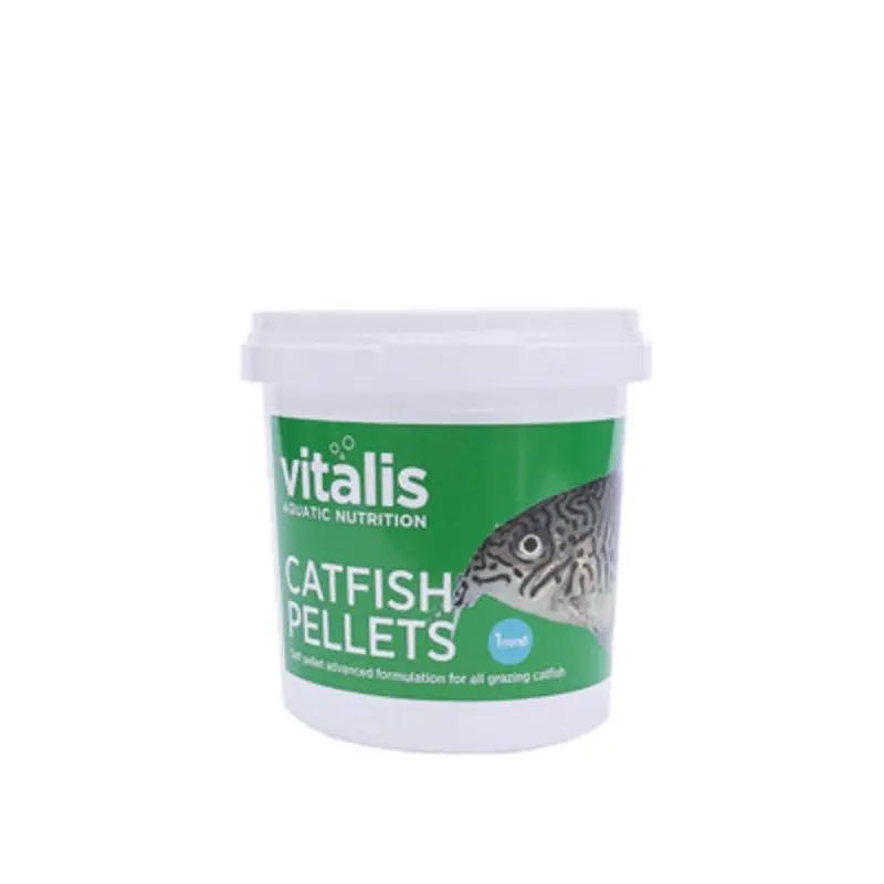 B&Q Vitalis Catfish Pellets 1Mm Pellet Food Bottom Feeder Tropical 70G Small